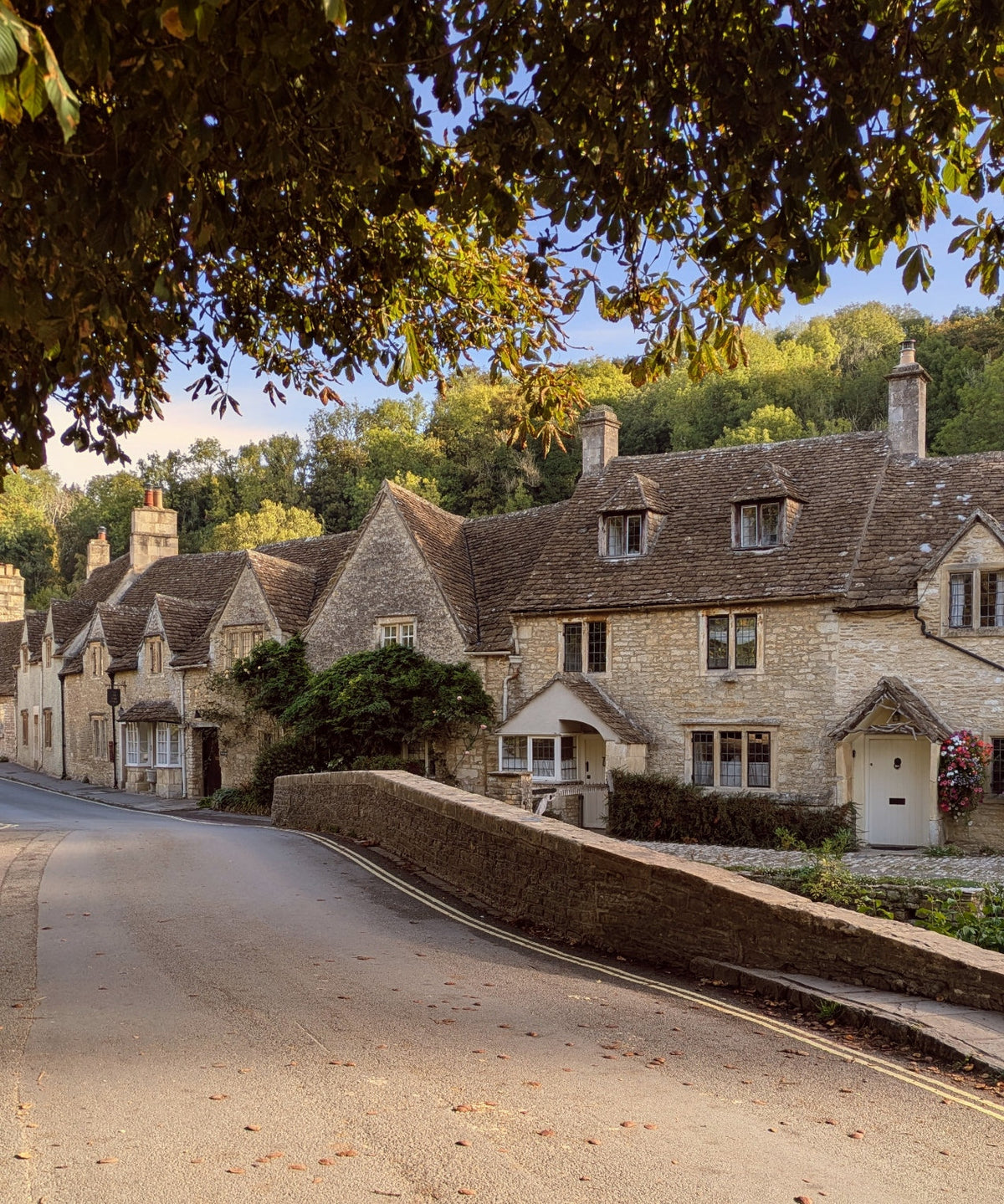A Crisp Autumn Morning in Castle Combe